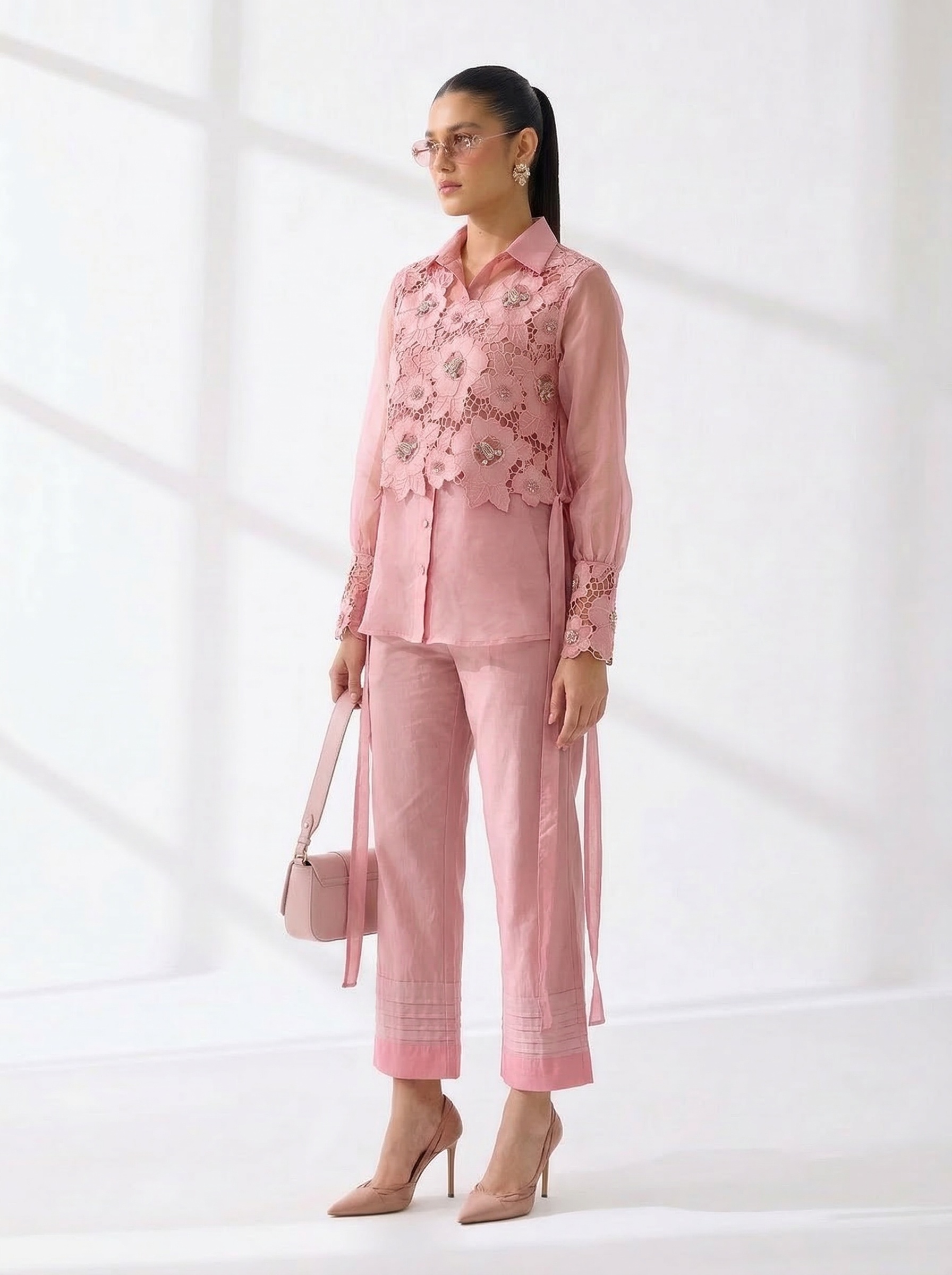Embroidered Yoke Shirt